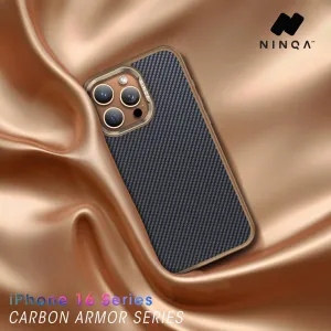 NINQA Carbon  ArmorPro Case built with Kevlar® 600D for iPhone 16 Pro Max
