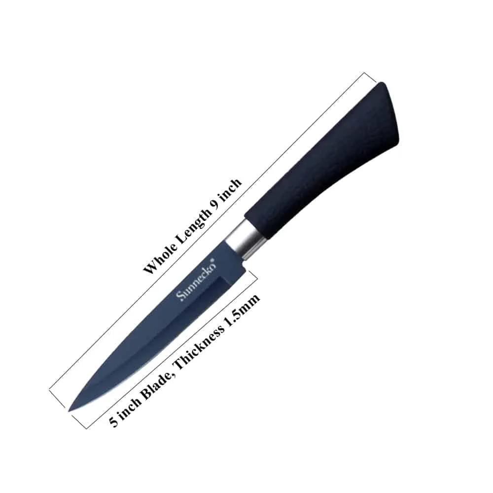 Non Stick Kitchen Knives Set