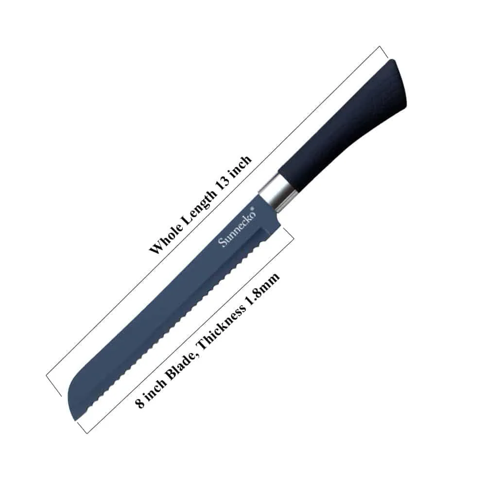 Non Stick Kitchen Knives Set