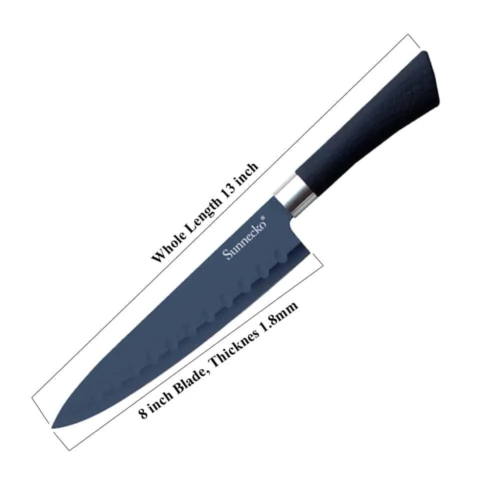 Non Stick Kitchen Knives Set