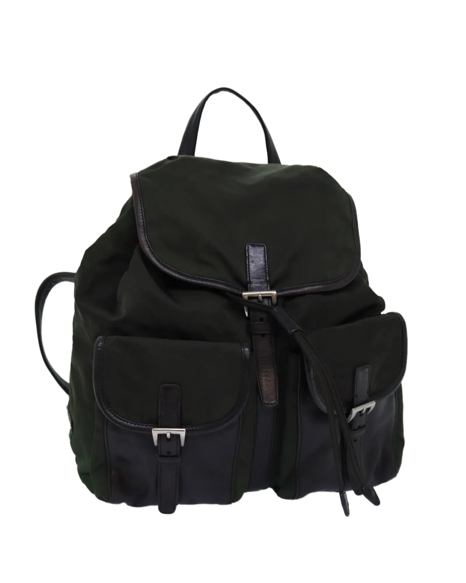Nylon Backpack with Multiple Pockets and Italian Craftsmanship