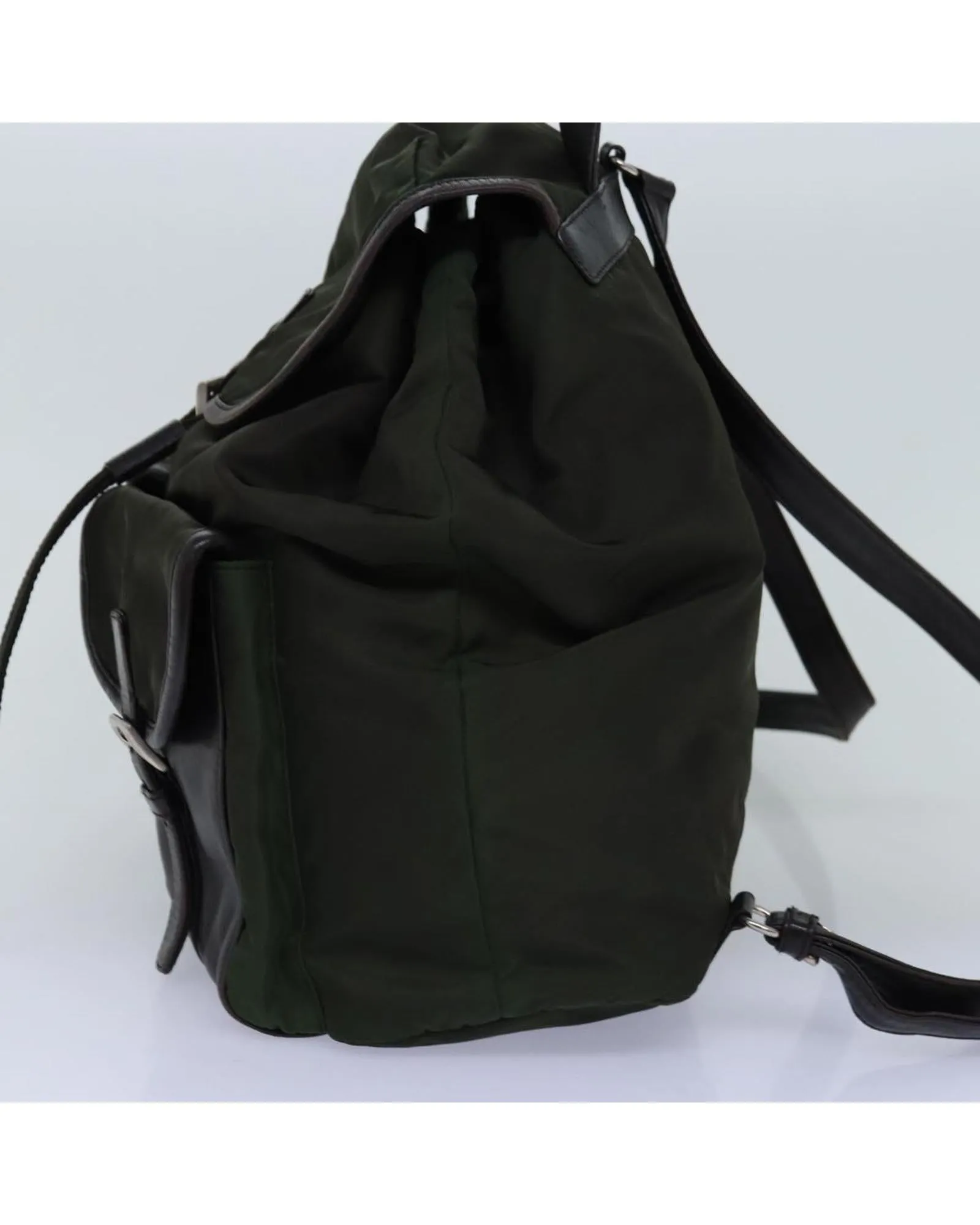 Nylon Backpack with Multiple Pockets and Italian Craftsmanship