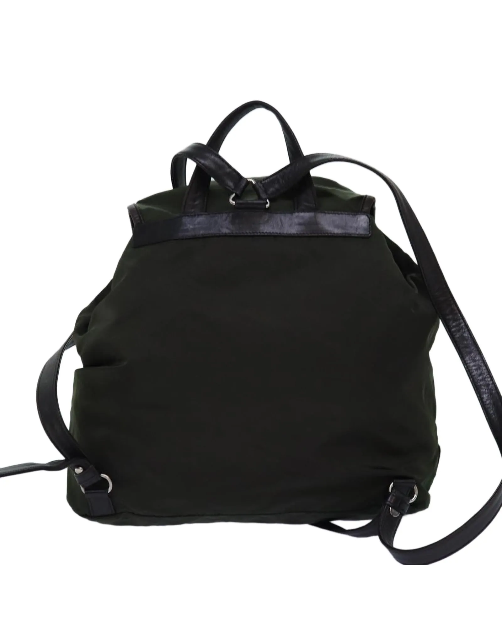 Nylon Backpack with Multiple Pockets and Italian Craftsmanship