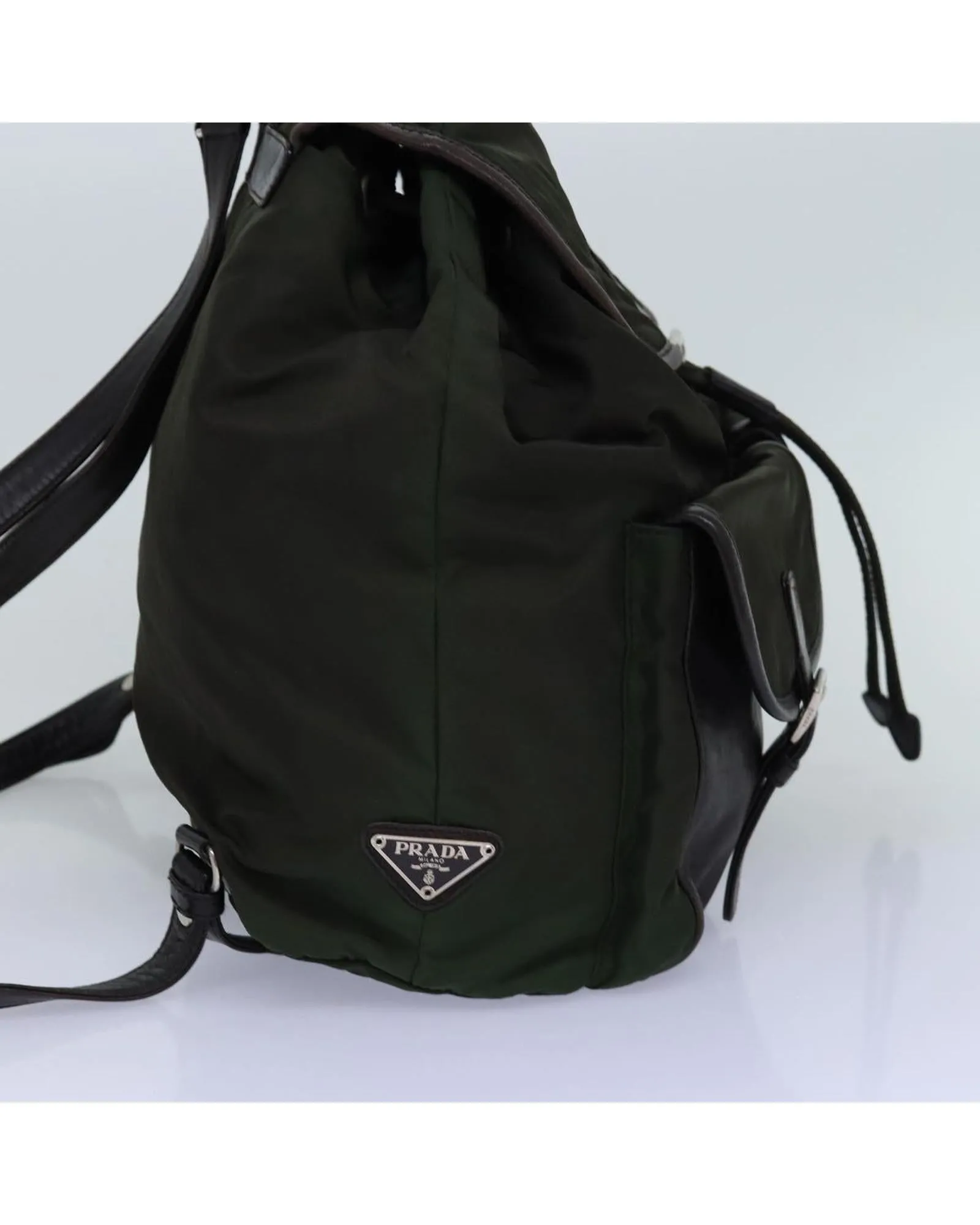 Nylon Backpack with Multiple Pockets and Italian Craftsmanship