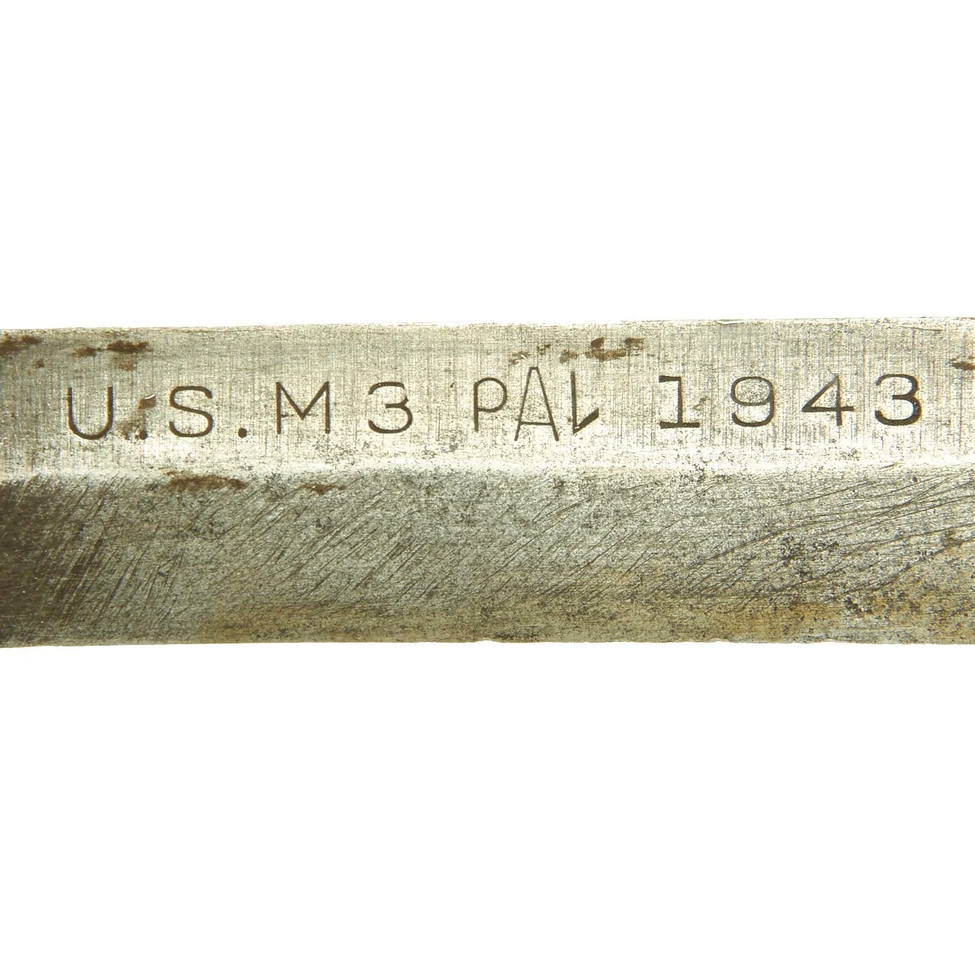 Original U.S. WWII 1943 Dated Blade Marked M3 Fighting Knife by PAL Cutlery with M6 Scabbard
