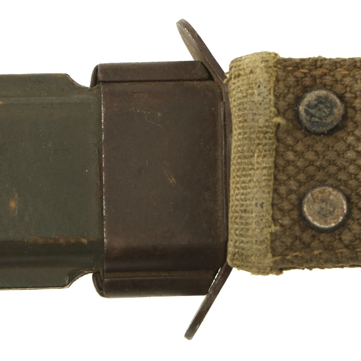 Original U.S. WWII Blade Marked M3 Fighting Knife by UTICA Cutlery Co. with M8 Scabbard