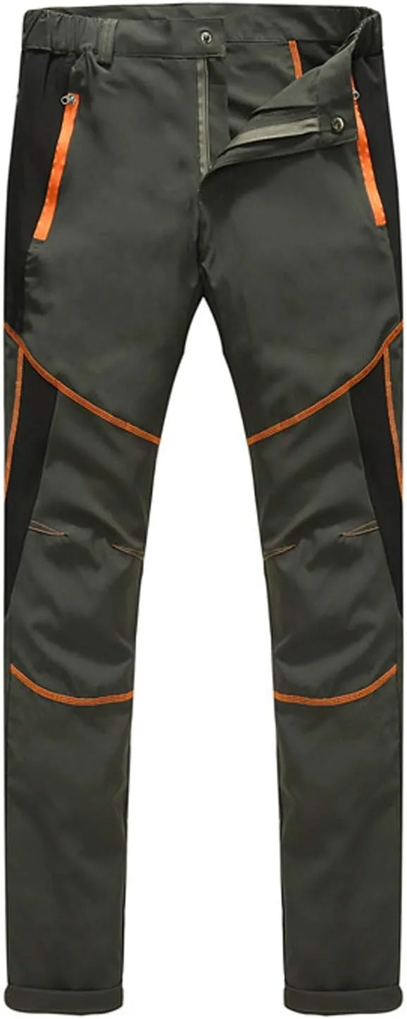 Pants For Men Mens Waterproof Pants Splice Windproof Trousers Casual Softshell Outdoor Hiking Trousers Cargo Pants