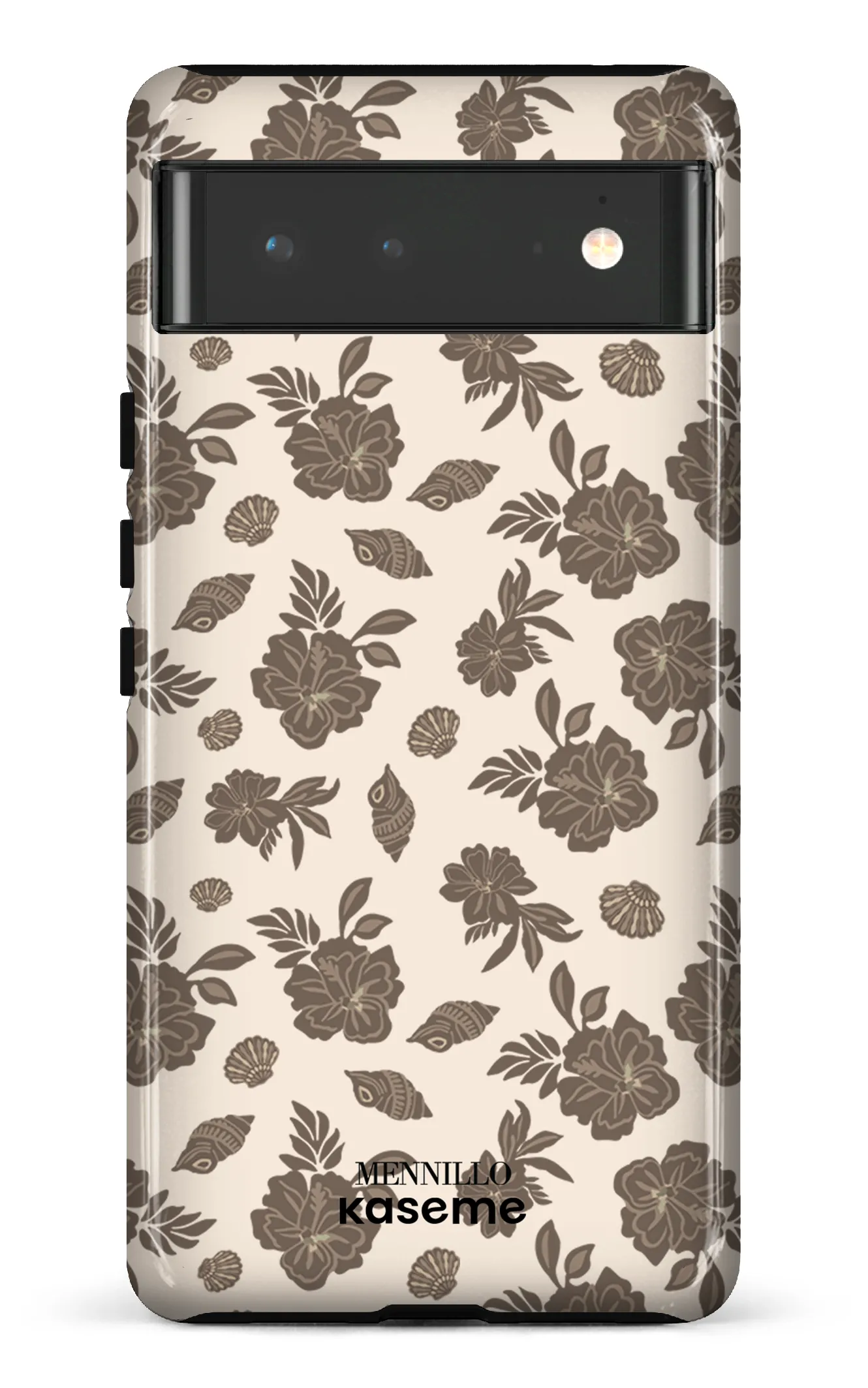 Phone case - Floral brown