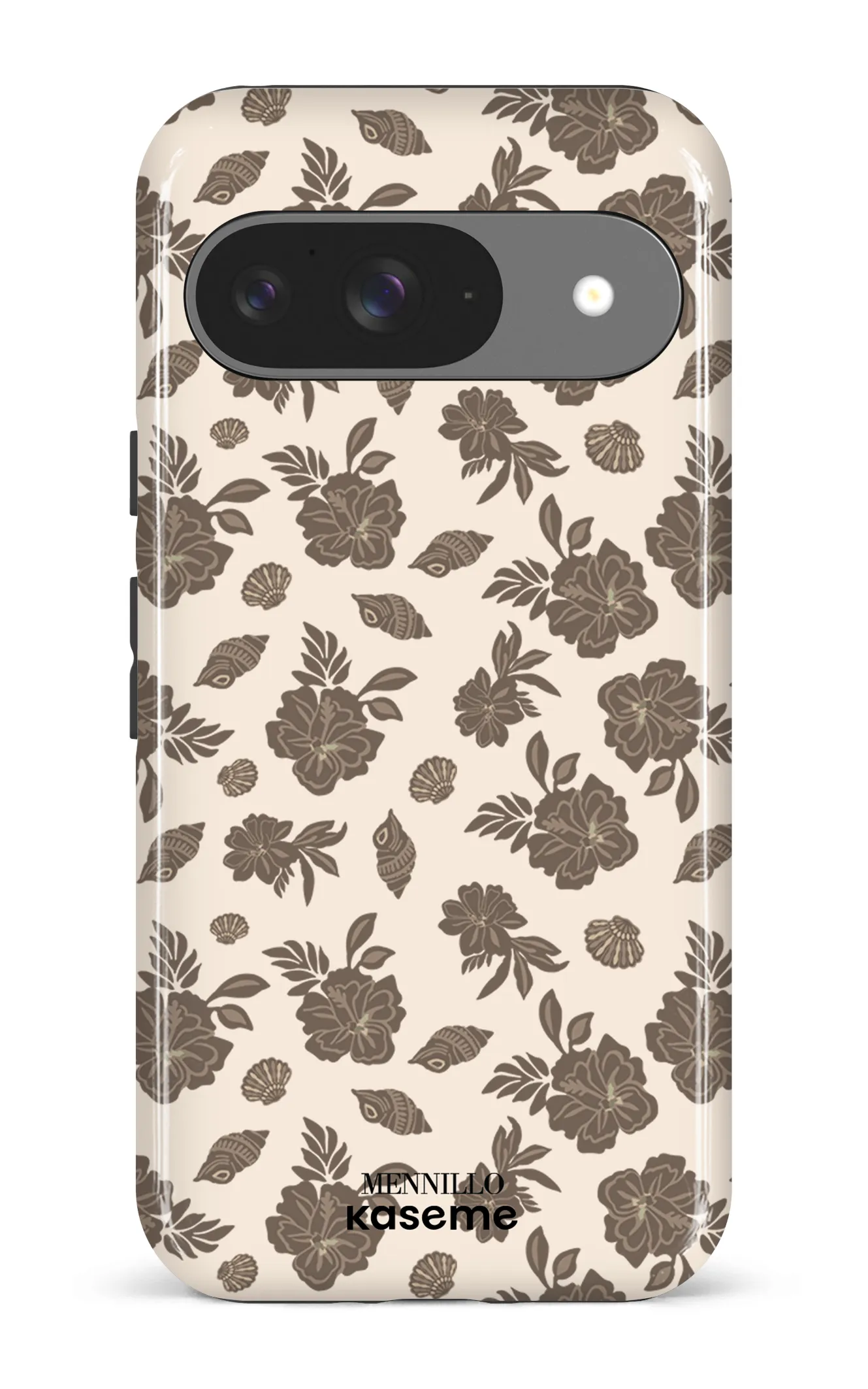 Phone case - Floral brown