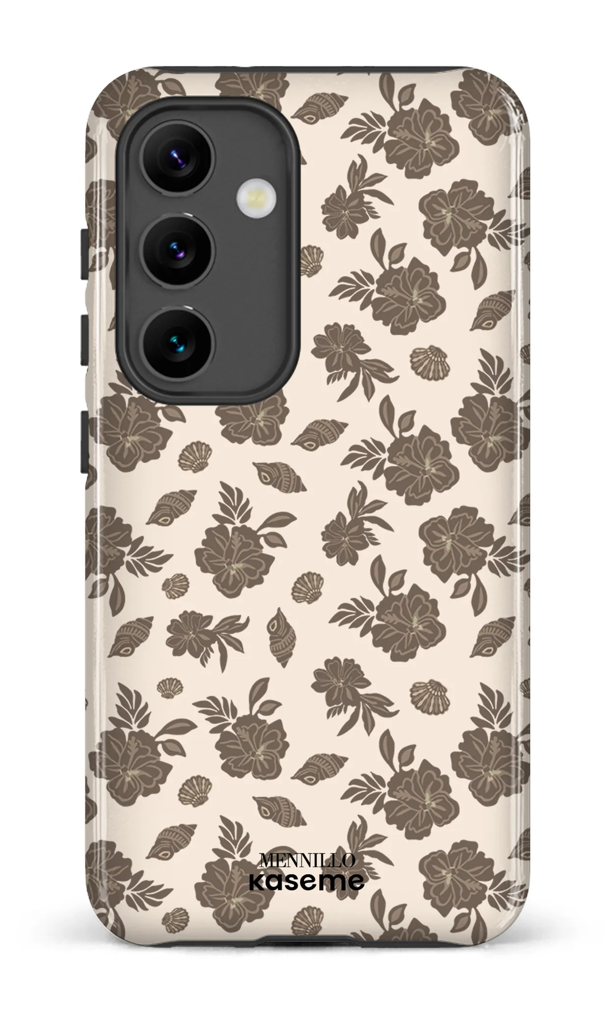 Phone case - Floral brown