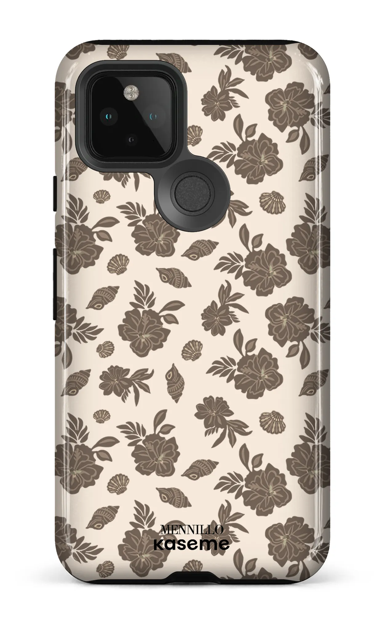 Phone case - Floral brown