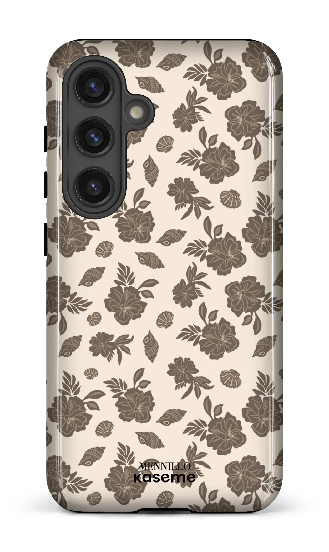 Phone case - Floral brown