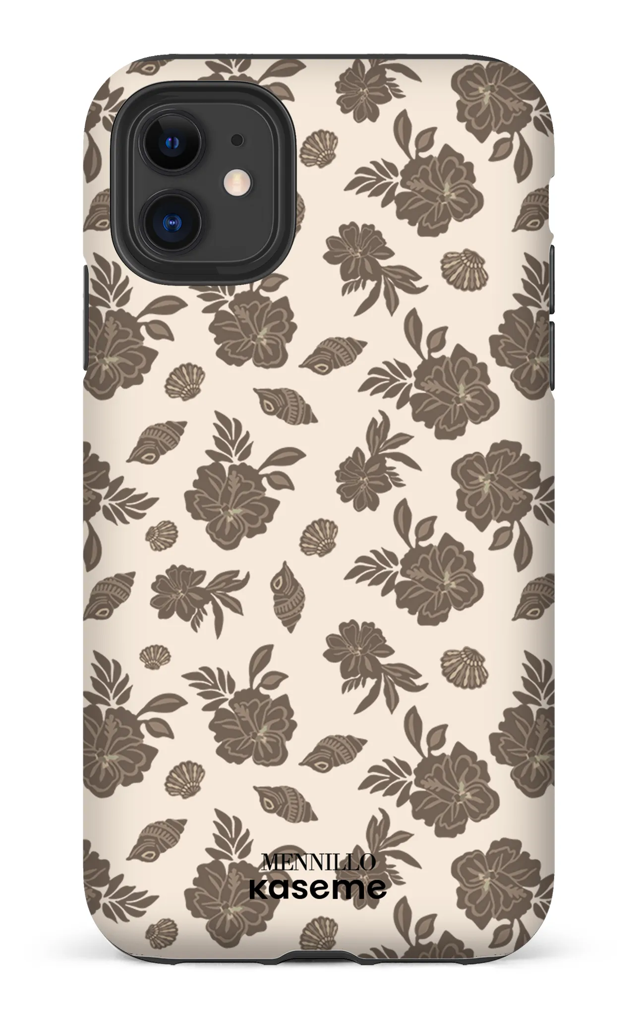 Phone case - Floral brown