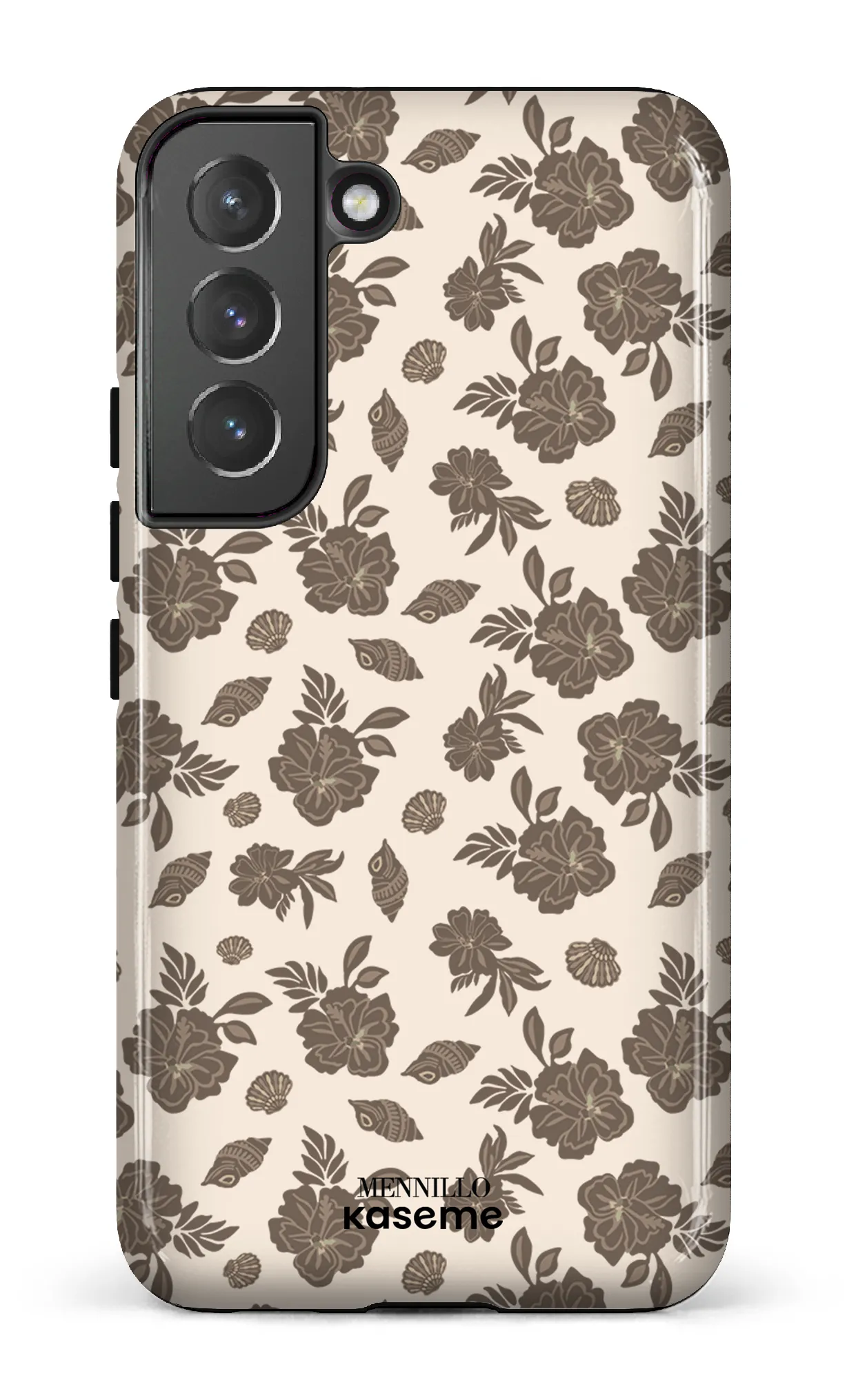 Phone case - Floral brown