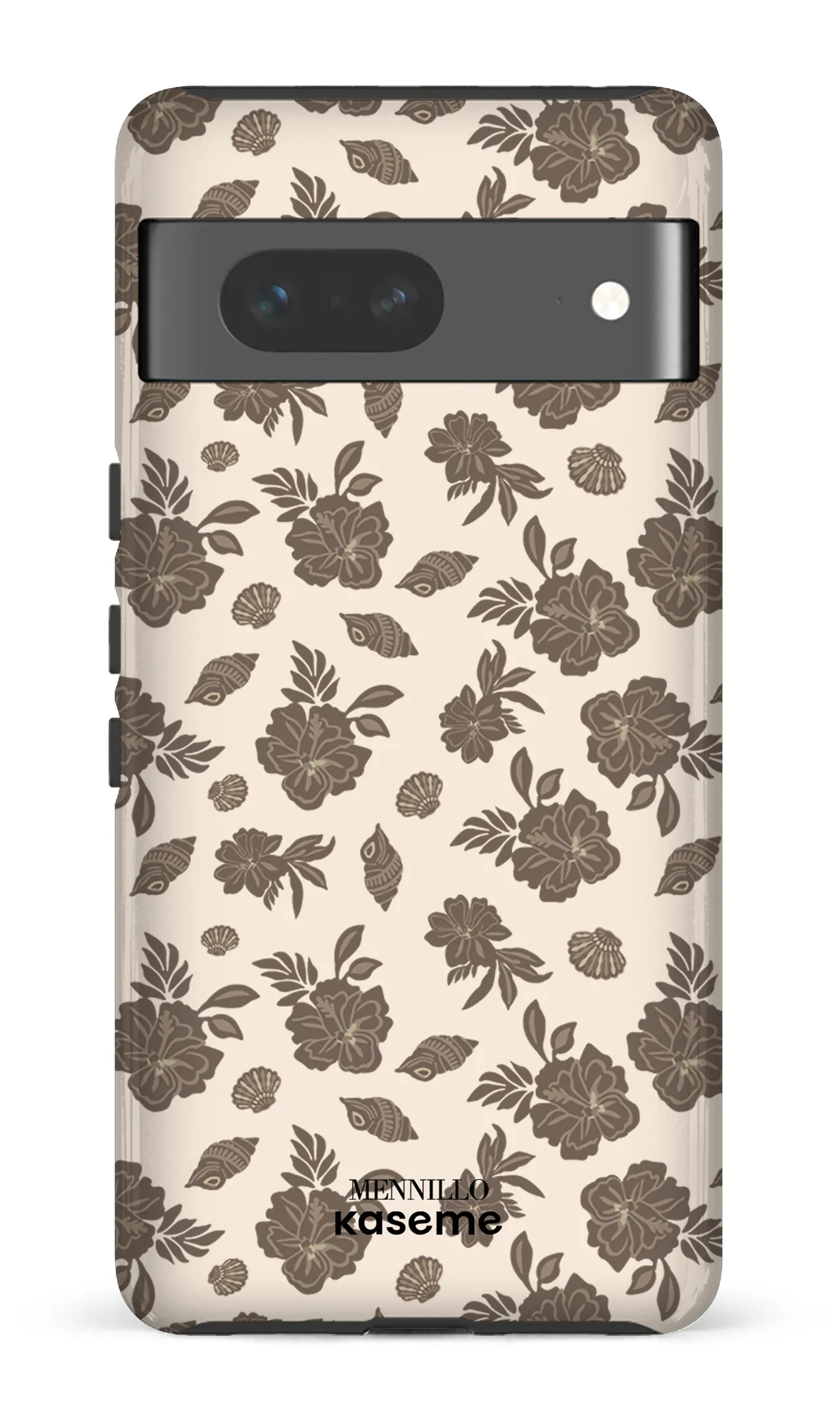 Phone case - Floral brown