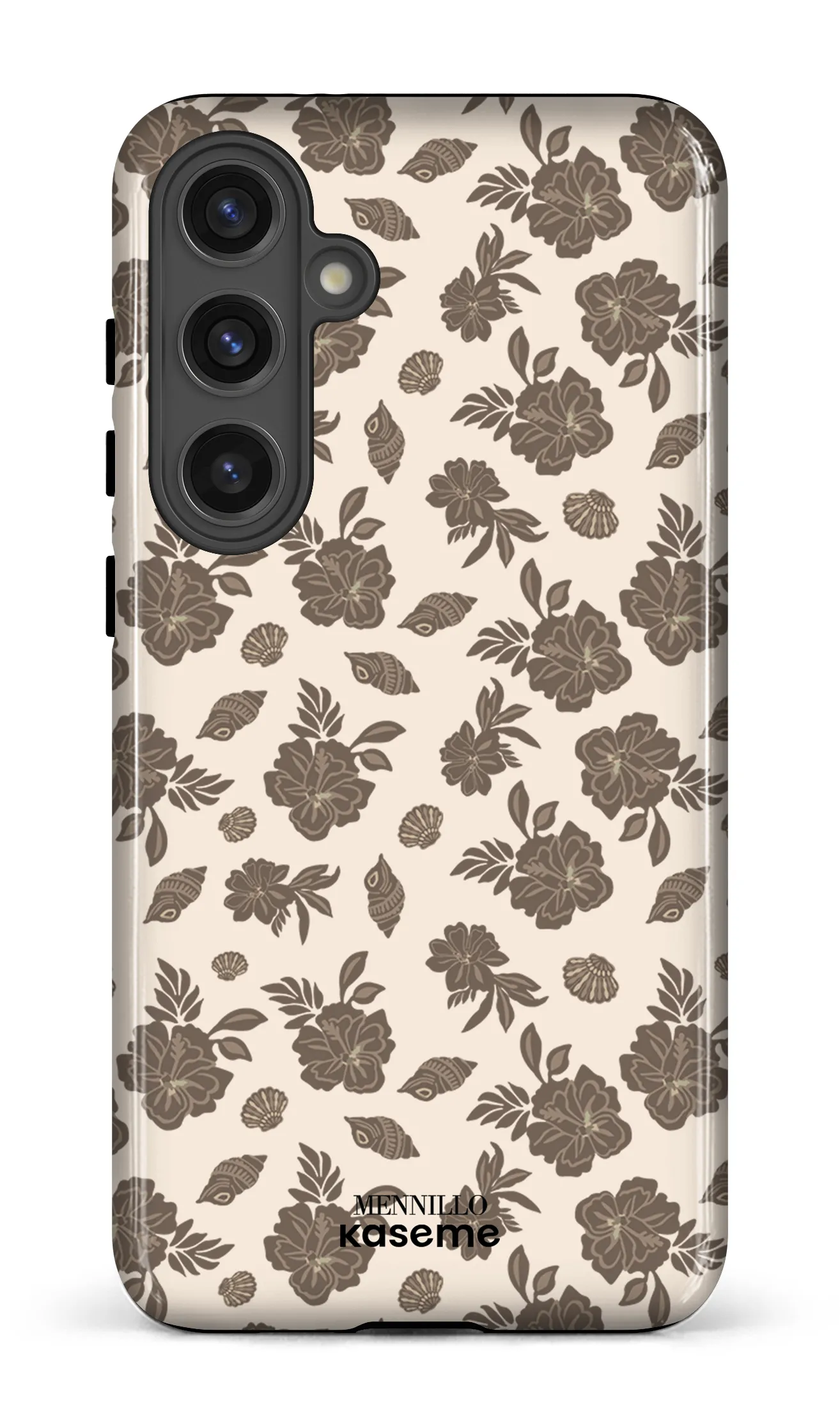 Phone case - Floral brown