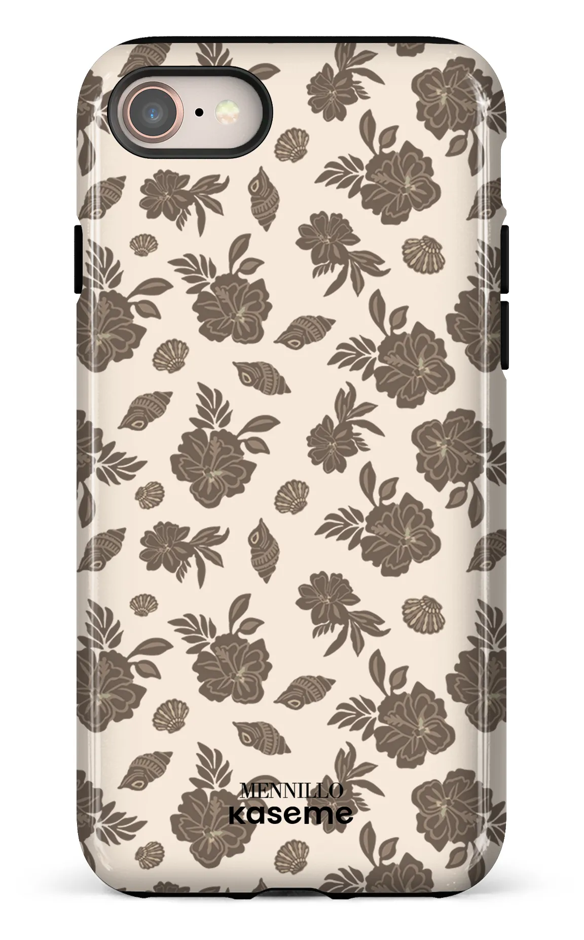 Phone case - Floral brown