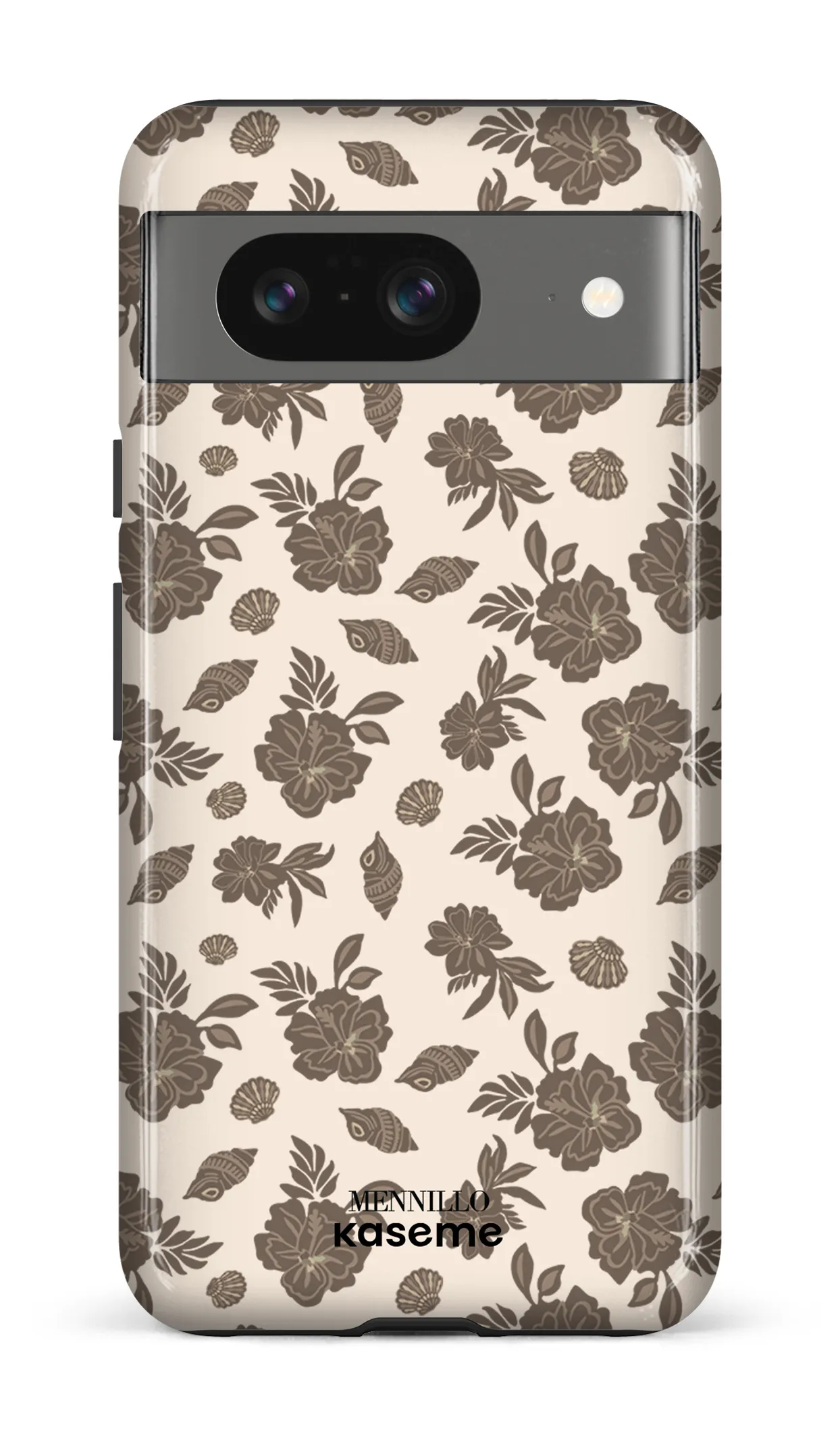 Phone case - Floral brown