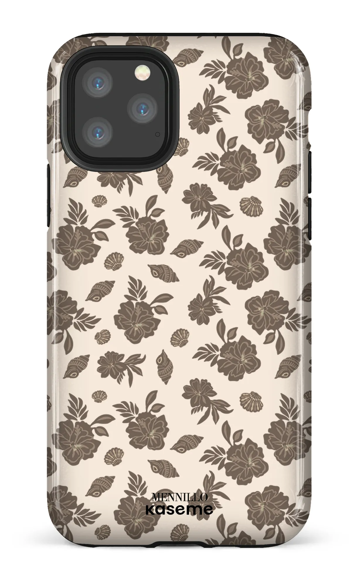 Phone case - Floral brown
