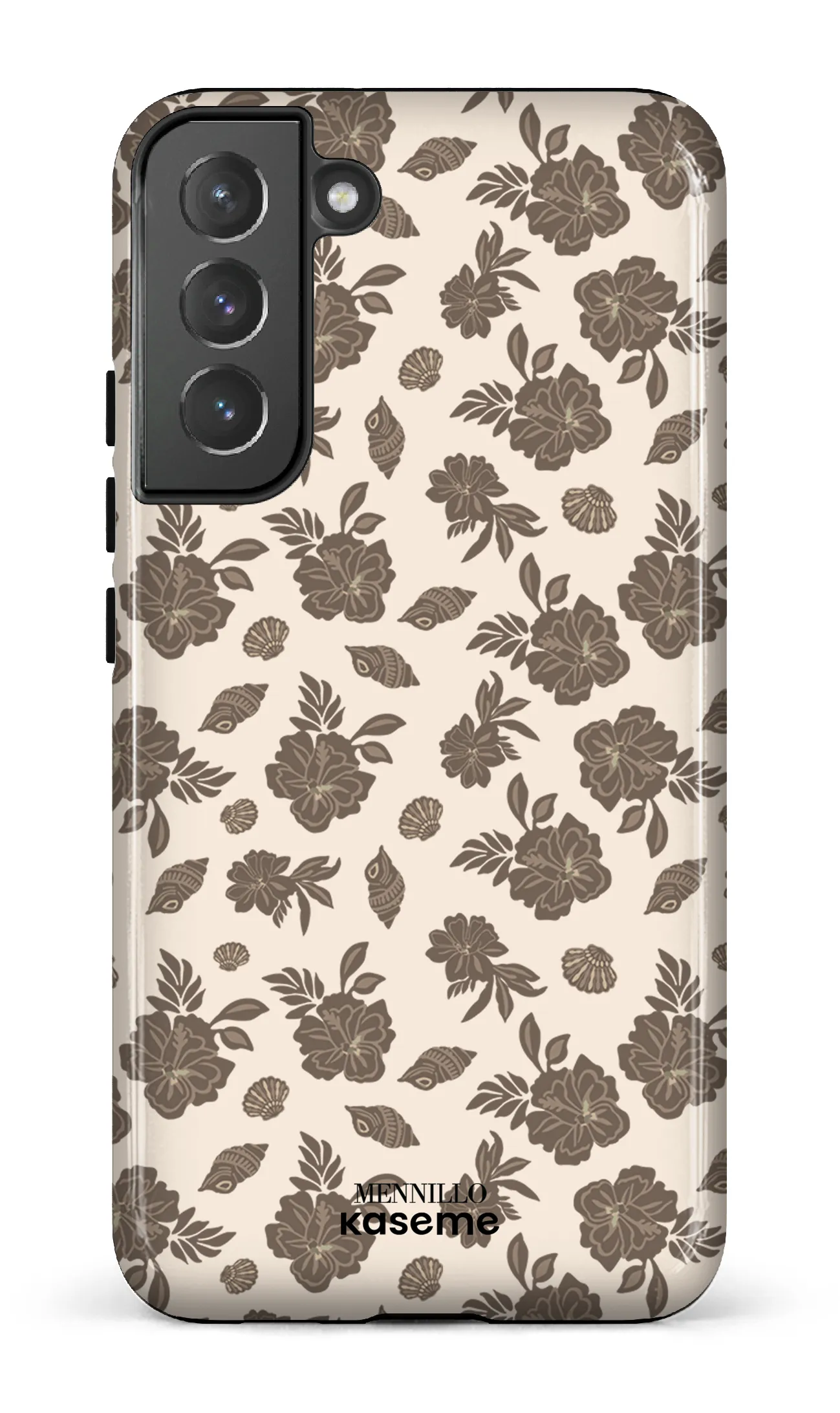 Phone case - Floral brown