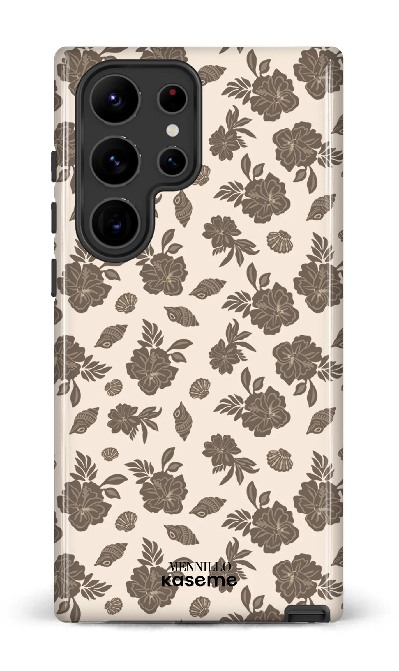 Phone case - Floral brown