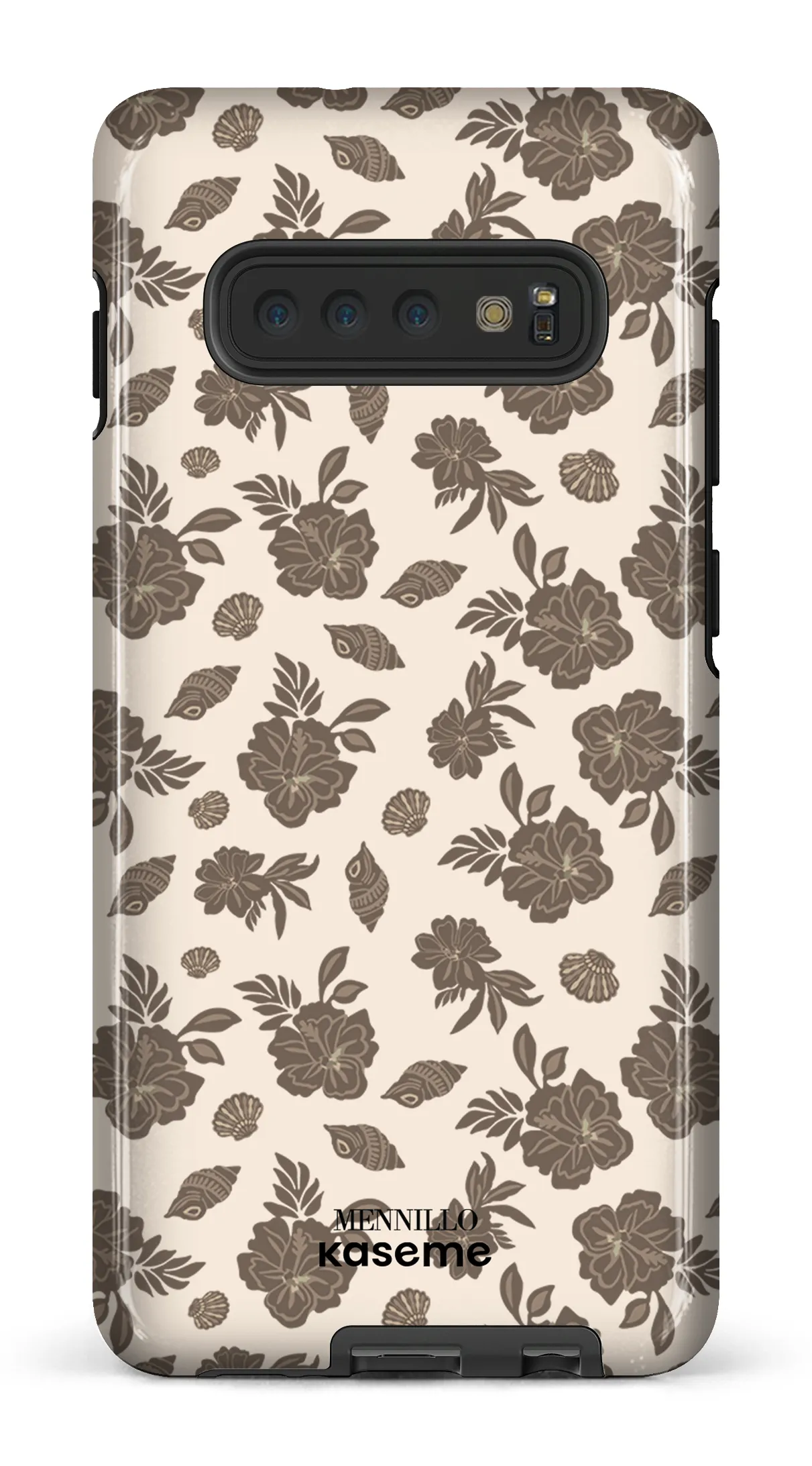 Phone case - Floral brown