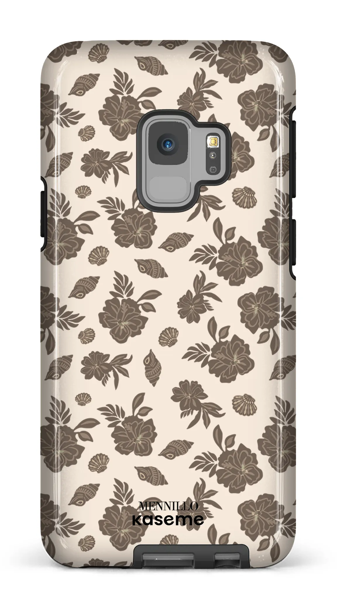 Phone case - Floral brown
