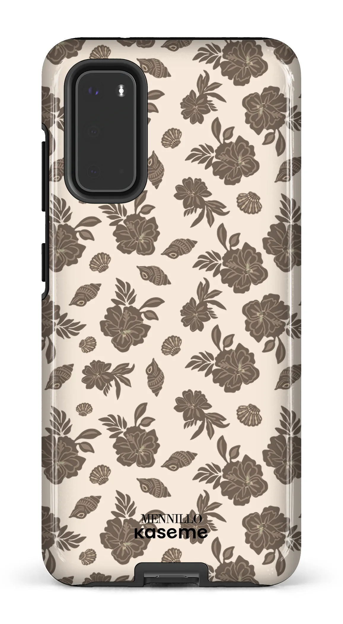 Phone case - Floral brown