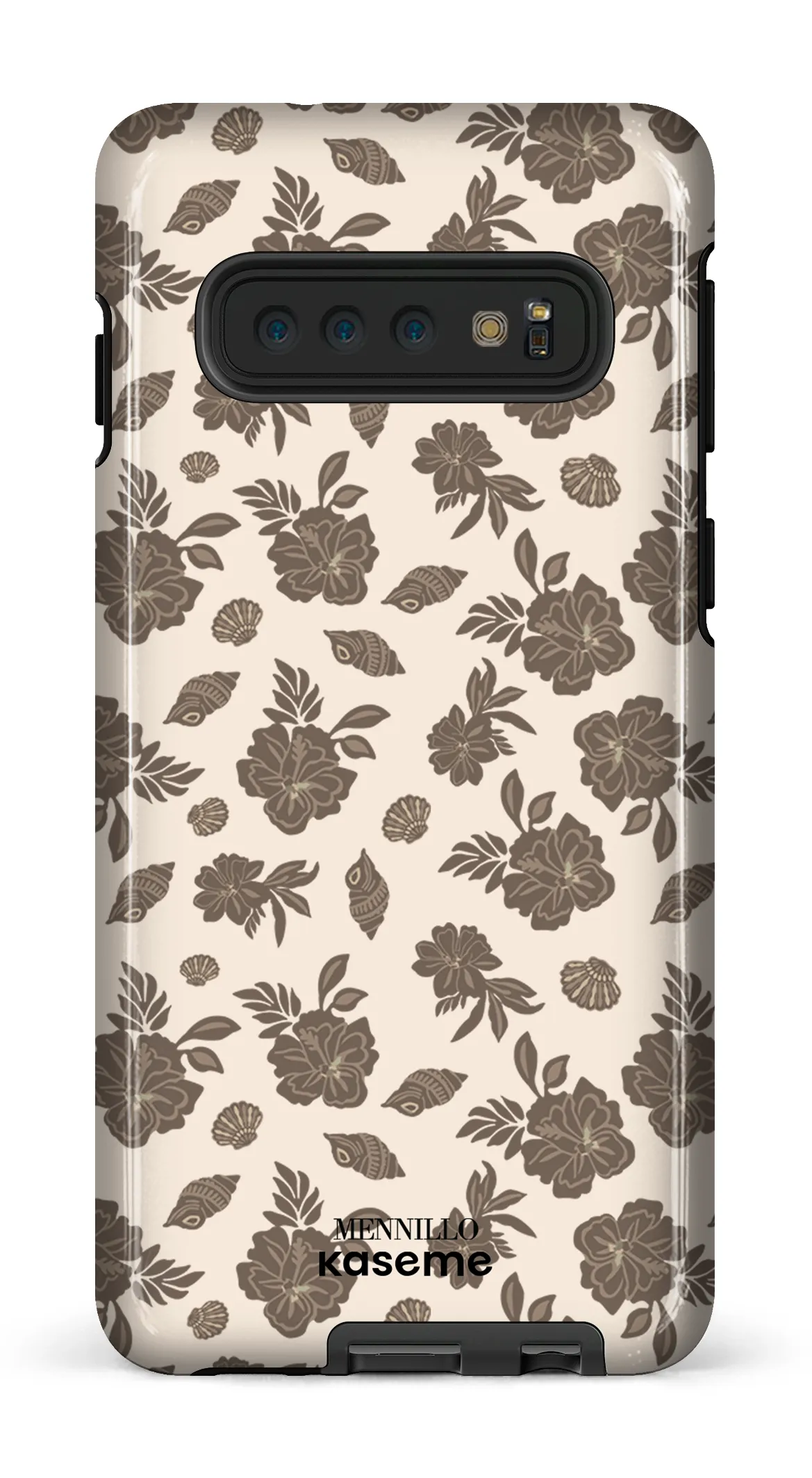 Phone case - Floral brown
