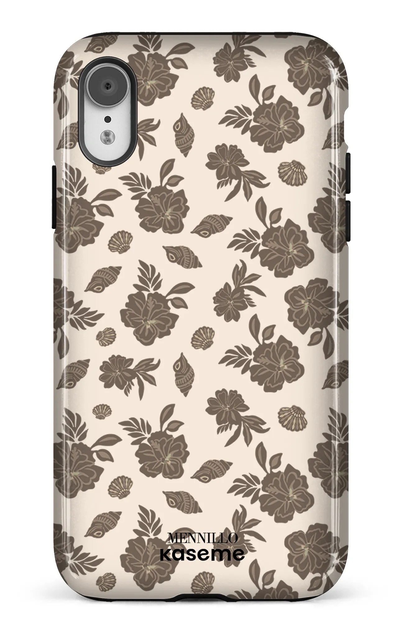 Phone case - Floral brown