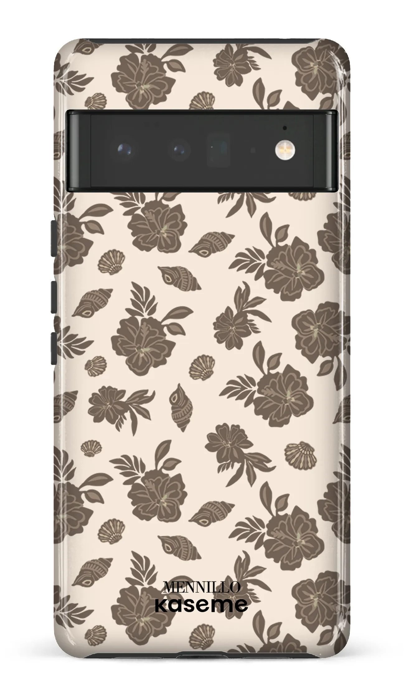 Phone case - Floral brown