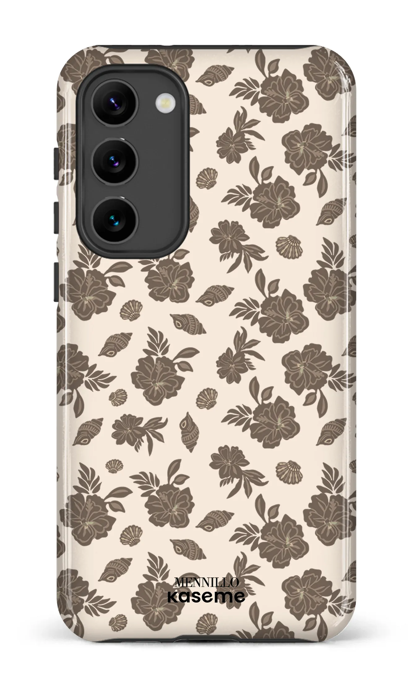 Phone case - Floral brown