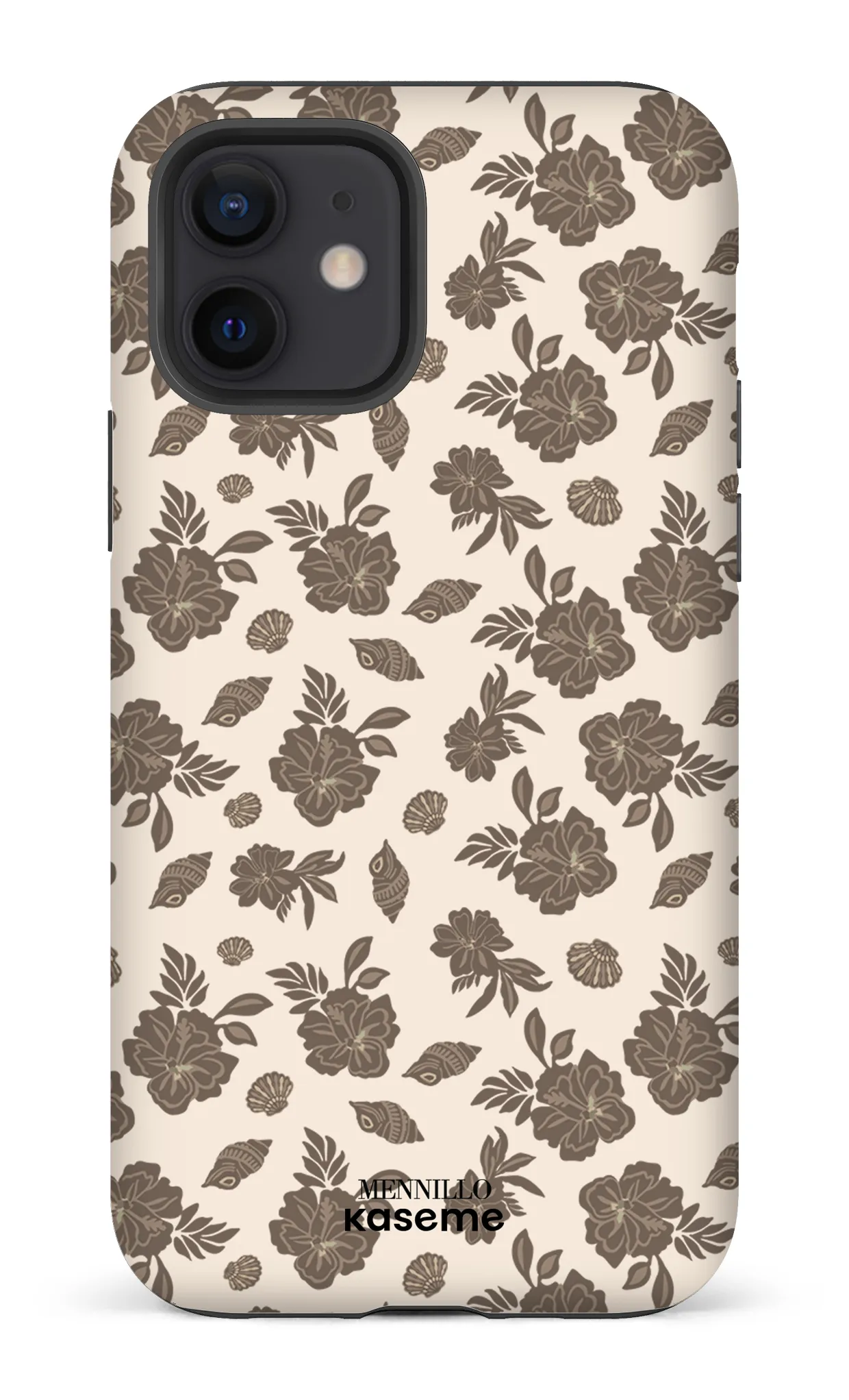 Phone case - Floral brown