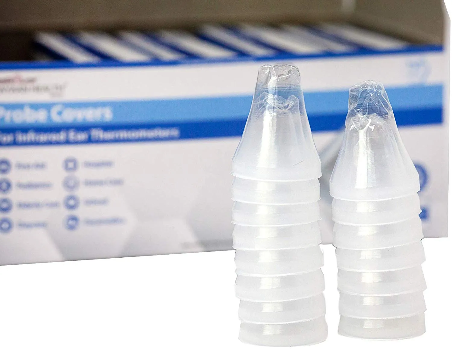 Probe Covers For Ear Thermometer, Durable, Clear