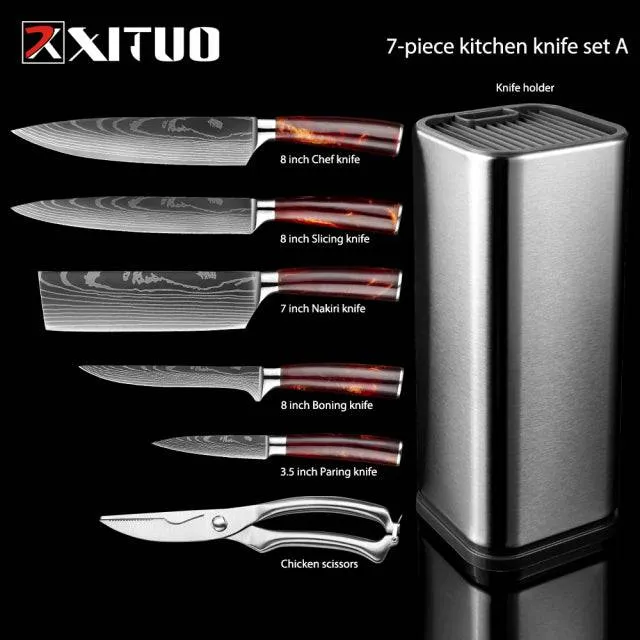 Professional Stainless Steel Knife Set