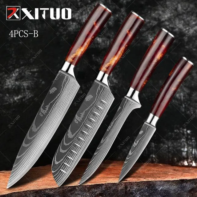 Professional Stainless Steel Knife Set