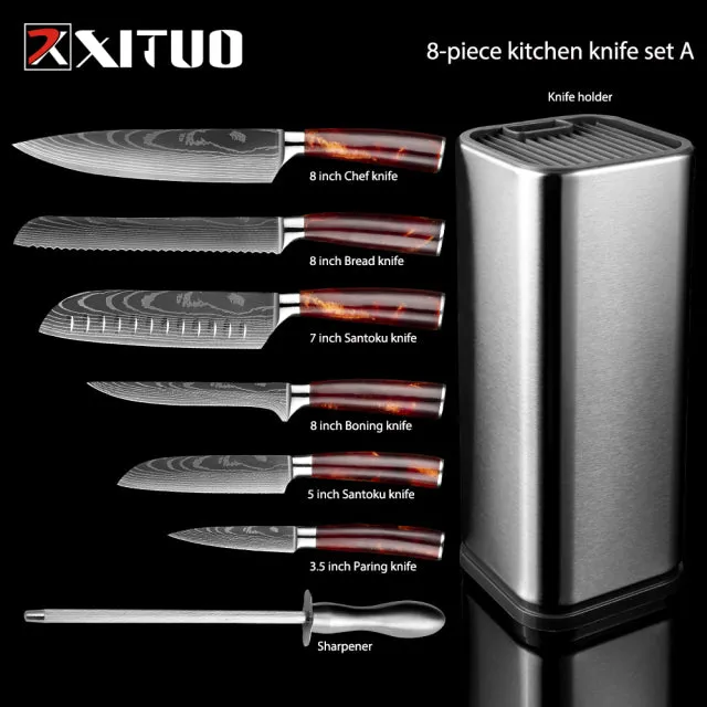 Professional Stainless Steel Knife Set