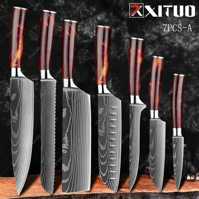 Professional Stainless Steel Knife Set