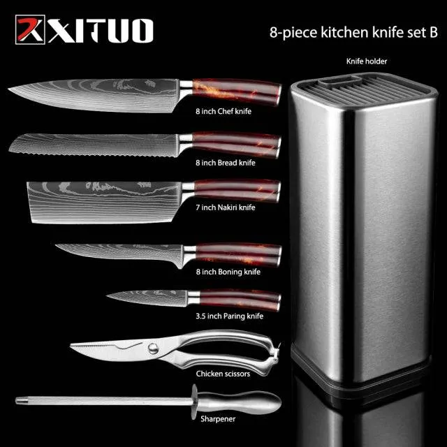 Professional Stainless Steel Knife Set