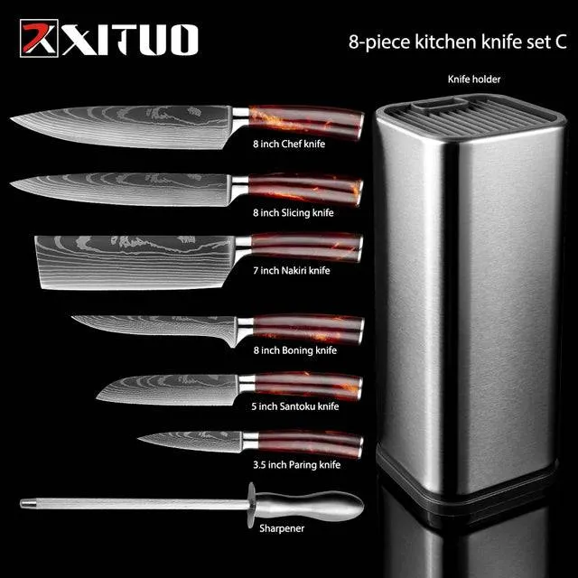 Professional Stainless Steel Knife Set