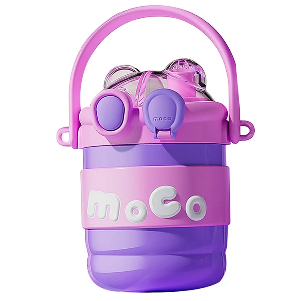 Purple & Pink 2 way Lid Style Moco Kids Water, 600 ml