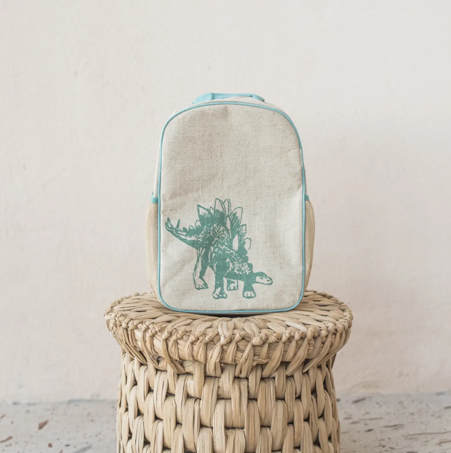 SoYoung School Backpack - Green Stegosaurus