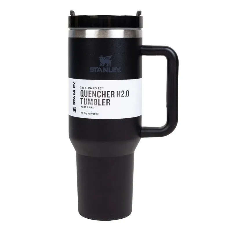 Stanley 30oz/40oz Insulated Tumbler With Lid and Straws Stainless Steel Coffee Tumbler with Handle Vacuum Leak Proof Coffee Cup