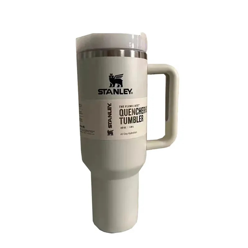 Stanley 30oz/40oz Insulated Tumbler With Lid and Straws Stainless Steel Coffee Tumbler with Handle Vacuum Leak Proof Coffee Cup
