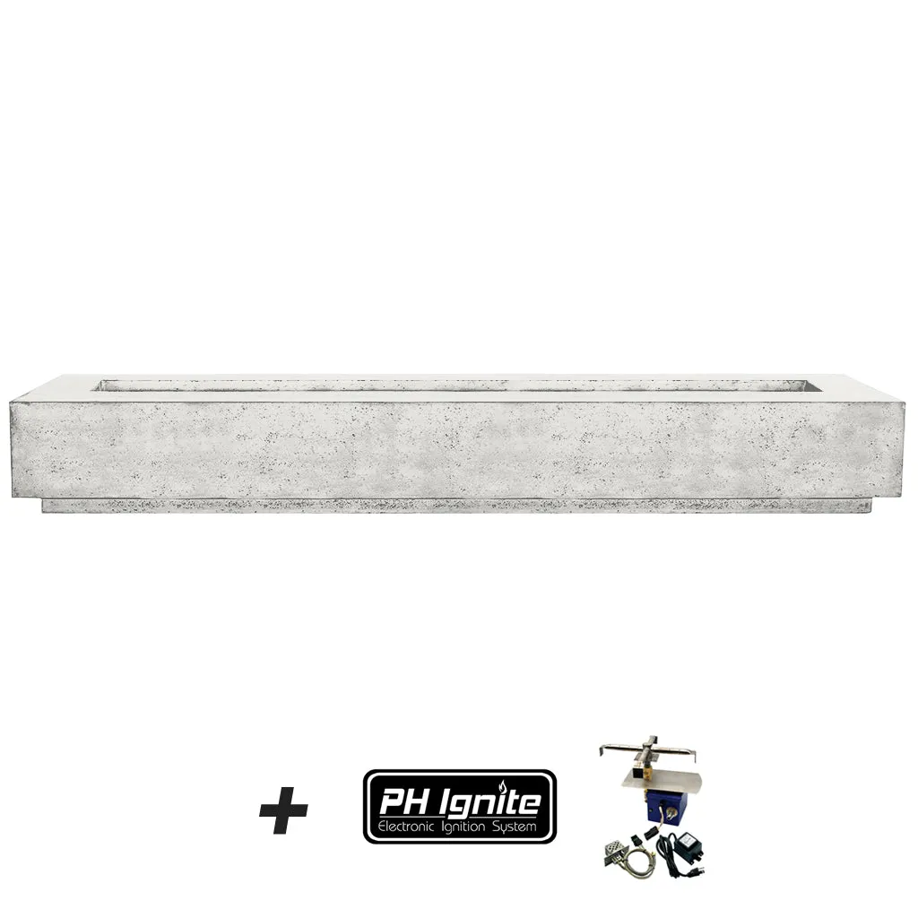 Tavola 110 Fire Table with Winguard - Gas Fire Pit
