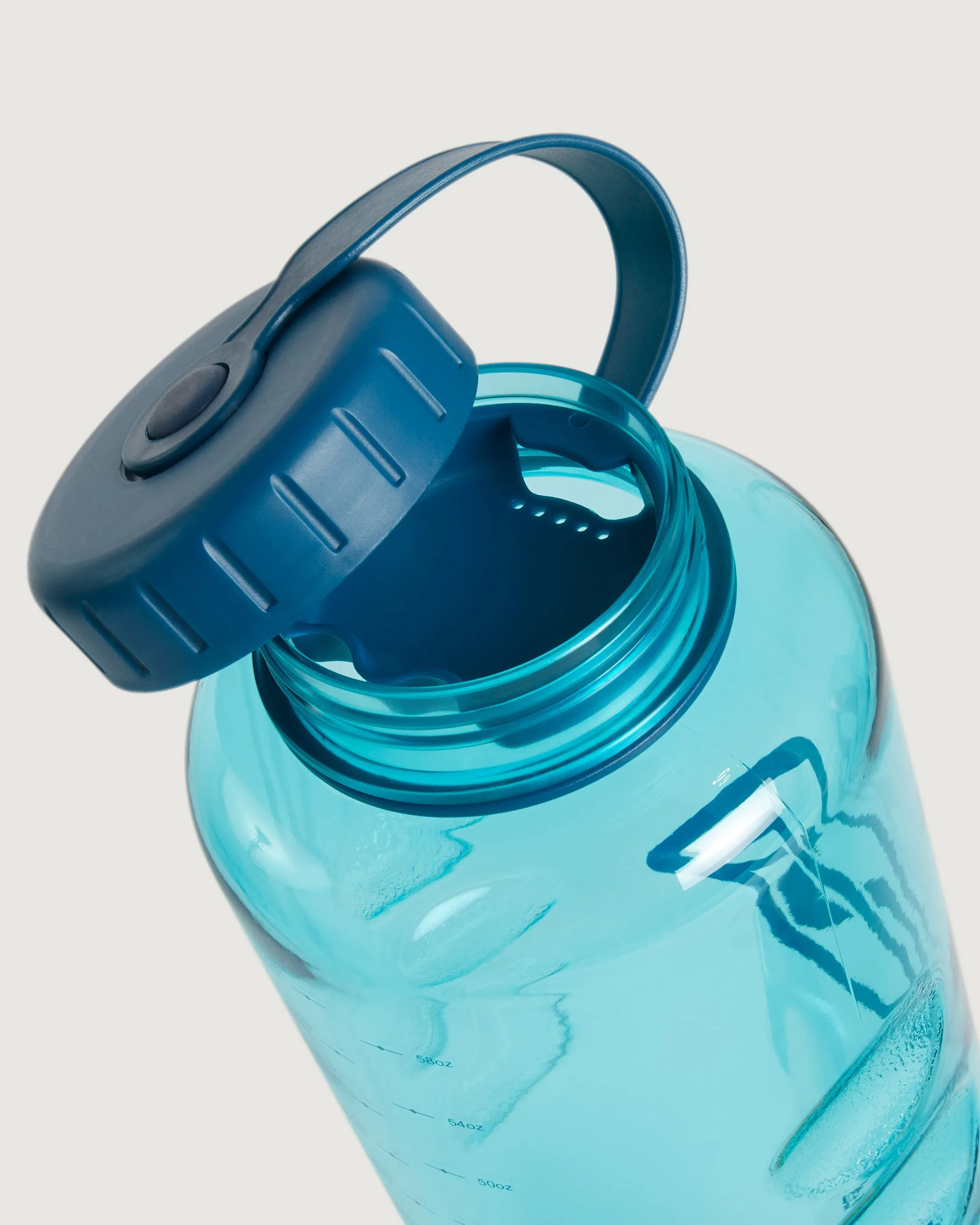 Tritan Wide Mouth Water Bottle - 1.8L - Steel Blue
