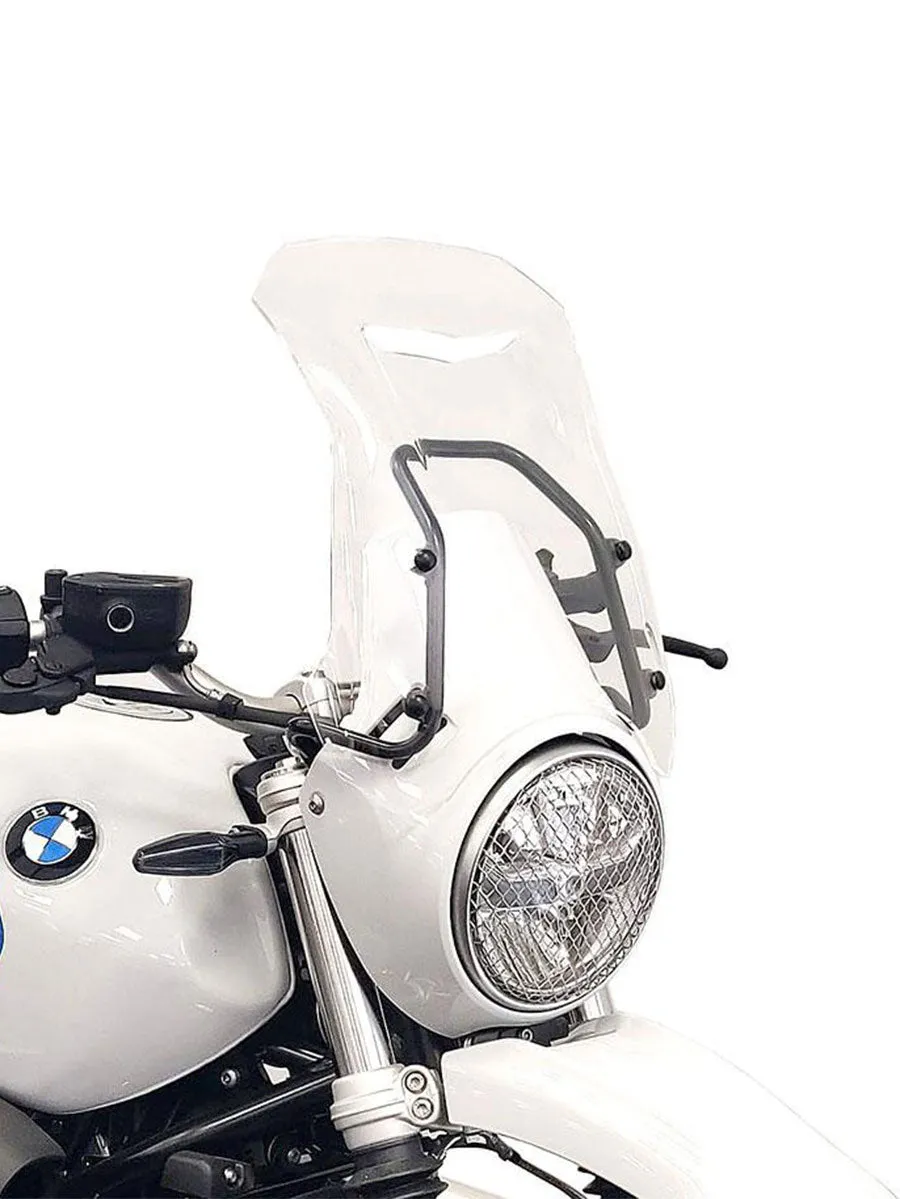 UNIT Garage Windshield with GPS support for BMW R NineT Urban GS