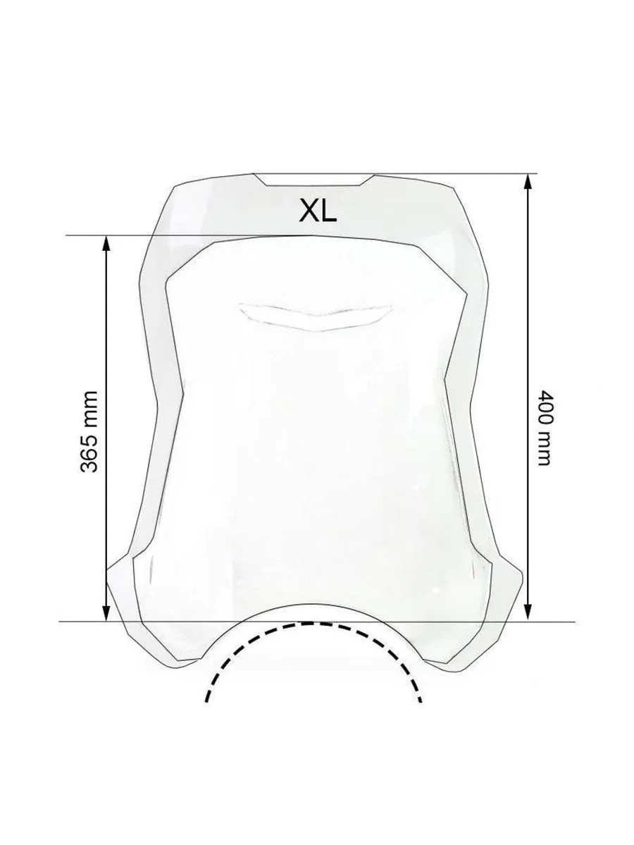 UNIT Garage Windshield with GPS support for BMW R12 NineT and R12 Cruiser