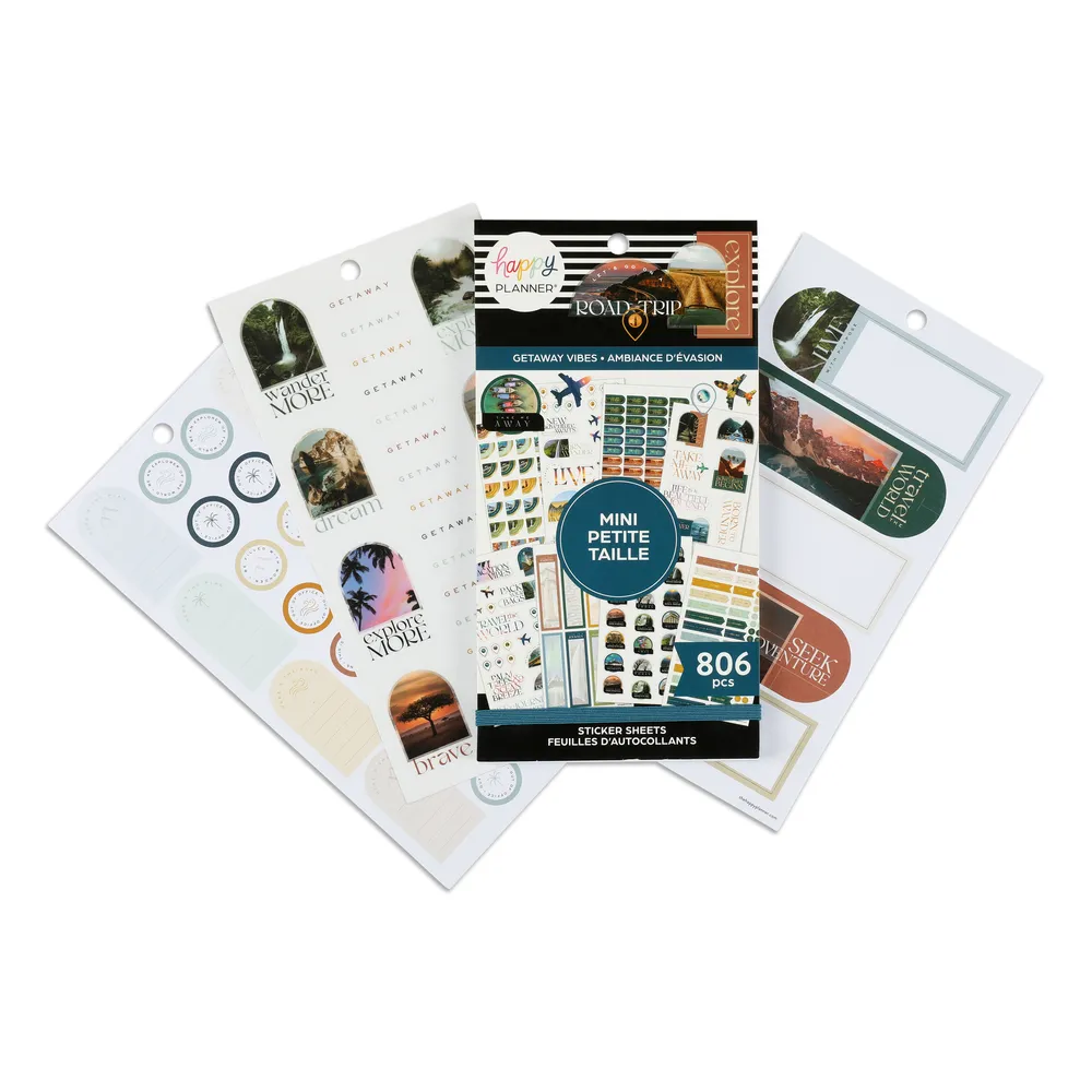 Value Pack Stickers - Getaway Vibes - Mini