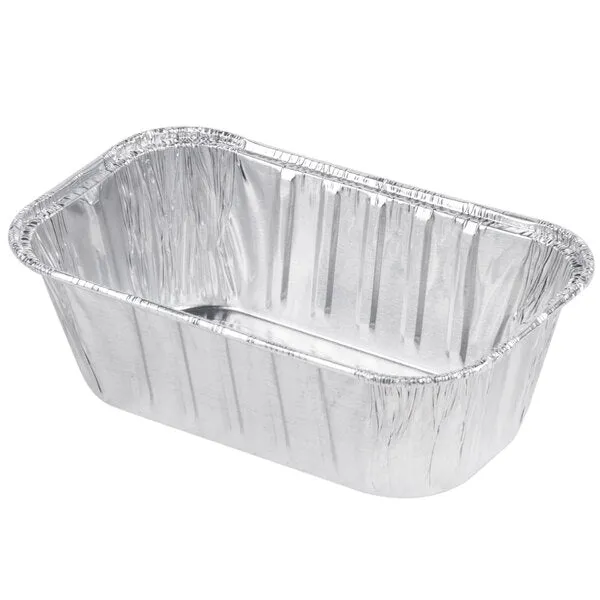 *WHOLESALE* Aluminum 1lb Rectangular Loaf Pans: Ideal for Baking | 1000 CT/Case